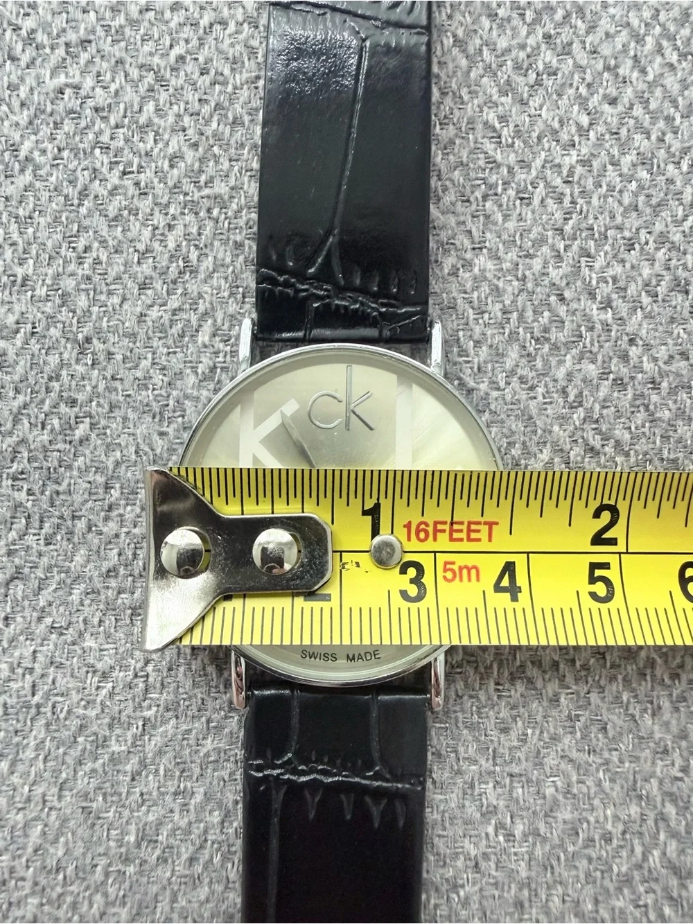 Calvin Klein CK Swiss Made Leather Watch 1738